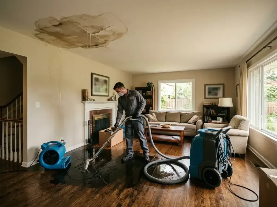 attic-pipe-burst-ceiling-drip-008 — frequently asked questions, Water Damage Restoration & Carpet Care in Muldrow, OK
